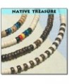 (4 Pack) Mens and Womens Summer Beach Necklaces From the Philippines, Real Mixed Brown and Color-Fast Coconut Beads 14 Inches...