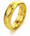 Letter Ring Fashion Stainless Steel - One Ring w/Random Color and Design golden $3.05 Rings